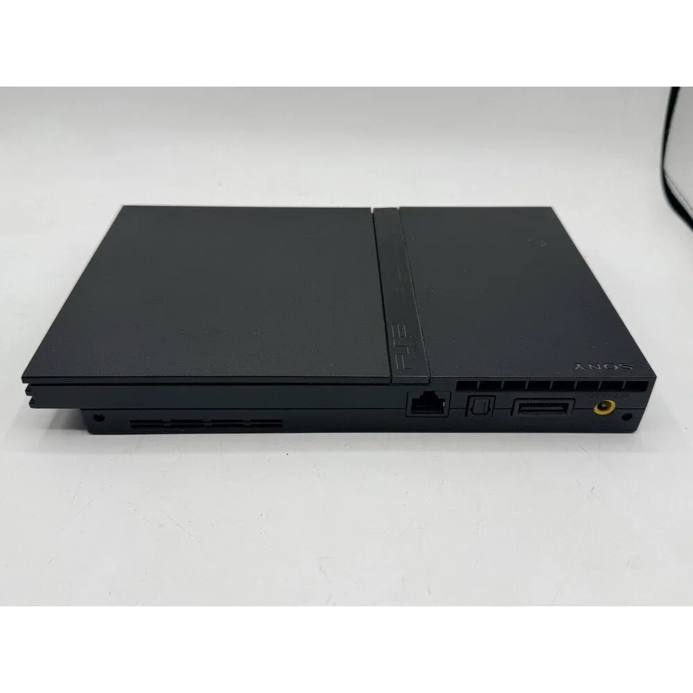 Sony PlayStation PS2 Slim SCPH-75001 Console + Power Supply Controller & AV Cord